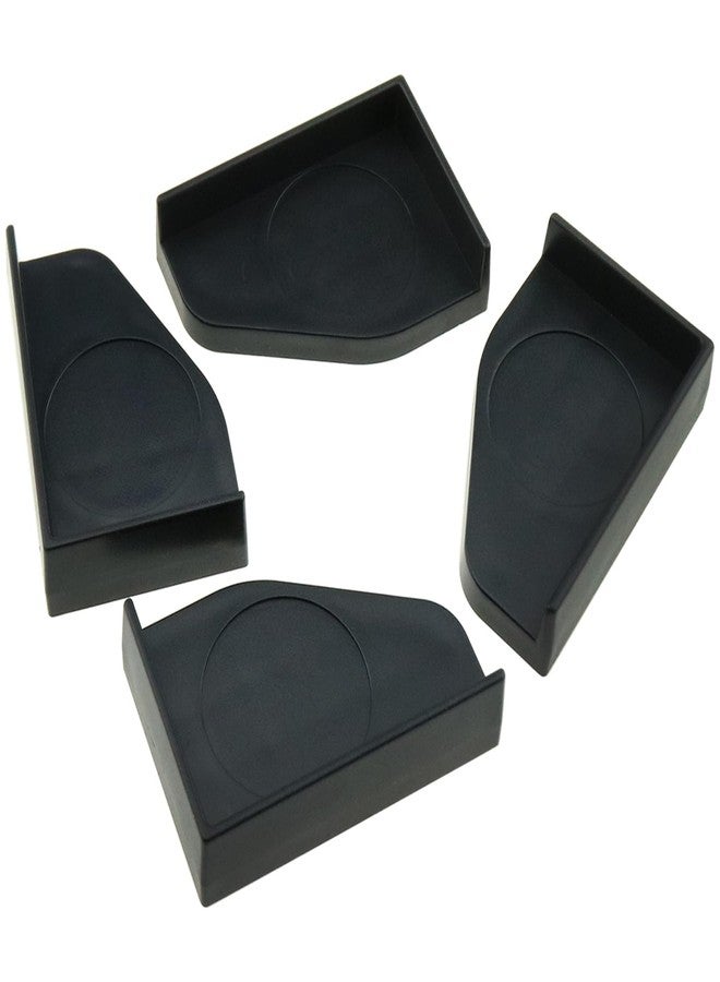 heyous 4PCS Black Plastic Fish Tank Corner Protector Aquarium Glass Angle Cover for Home - Image 1